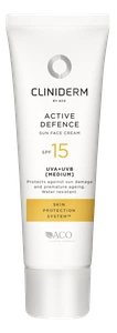 Cliniderm Active Defence Sun Face Cream Spf 15