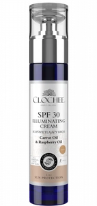 CLOCHEE Illuminating Cream SPF 30 Carrot Oil & Raspberry Oil