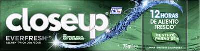 CLOSE UP Dentifrice Fraicheur Menthol 75ml