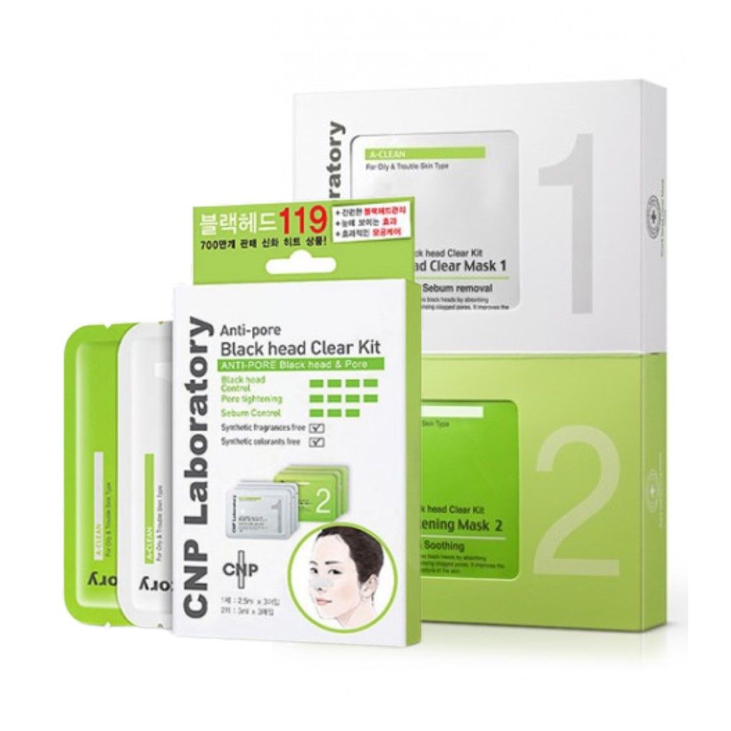 CNP LABORATORY Anti Pore Black Head Clear Kit - 1pack