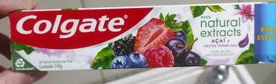 Creme Dental Natural Extracts Açaí e Frutas Vermelhas