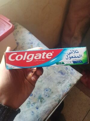 Triple action mint toothpaste