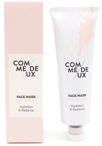 Comme Deux Pink Paint Face Mask