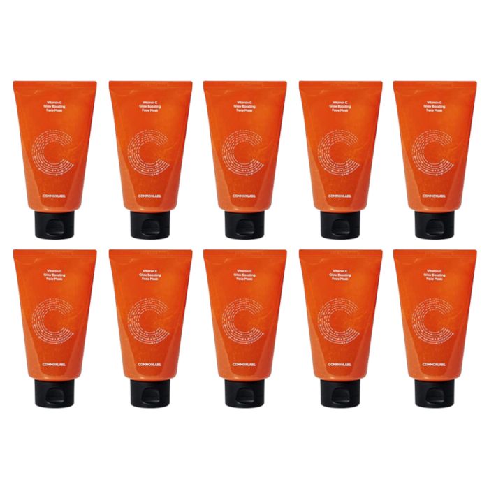 COMMONLABS Vitamin C Glow Boosting Face Mask 120ml (10ea) Set