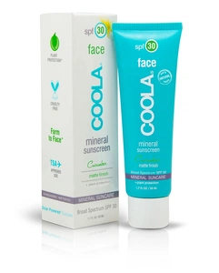 Coola Face Spf 30 Mineral Sunscreen Cucumber Matte Finish