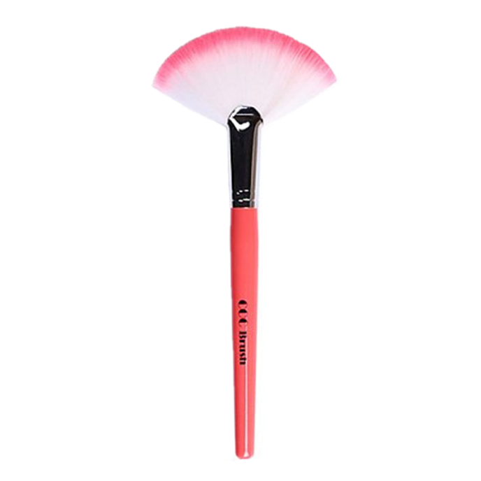 CORINGCO Pink In Pink Fan Brush - 1pc