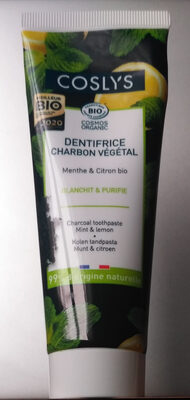 Dentifrice charbon végétal