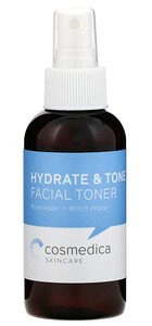 Cosmedica Skincare Hydrate & Tone Facial Toner, Rosewater + Witch Hazel