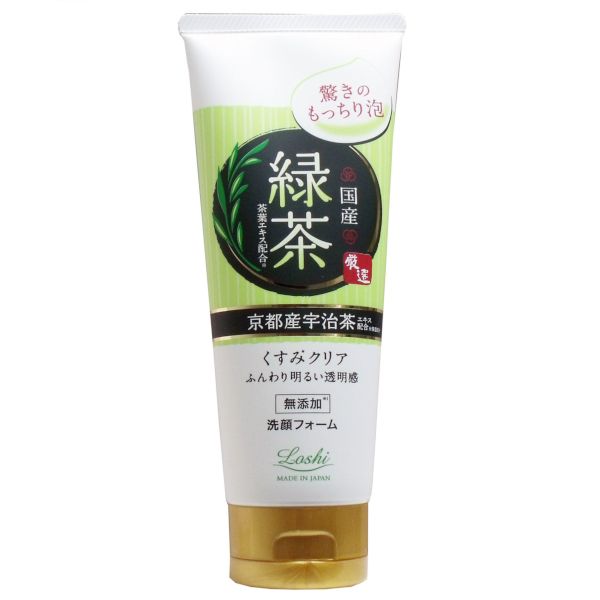 CosmetexRoland Loshi Moist Aid Whip Green Tea Face Foam - 120g