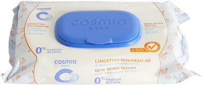 Lingettes nouveau-né à l'extrait de calendula