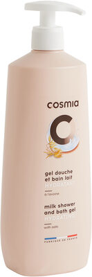 Cosmia - gel douche et bain lait - à l'avoine - 750 ml