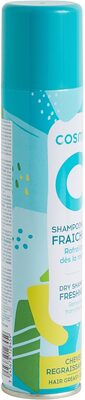 Cosmia - shampoing sec - fraicheur - 200 ml / volume nominal 270ml ?