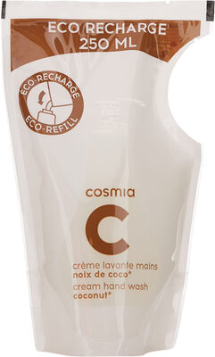 Eco - recharge creme lavante mains parfum noix de coco
