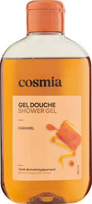 Gel douche parfum caramel