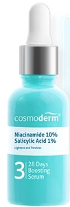 cosmoderm Niacinamide 10% Salicylic Acid 1% 28 Days Boosting Serum