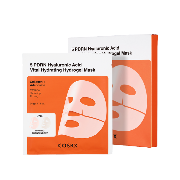 COSRX 5 PDRN Hyaluronic Acid Vital Hydrating Hydrogel Mask - 34g*3ea
