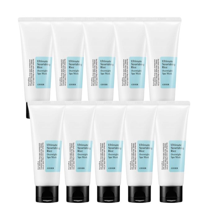 COSRX Ultimate Nourishing Rice Overnight Spa Mask 60ml (10ea) Set