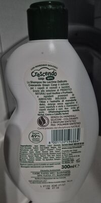 shampoo no lacrime crescendo