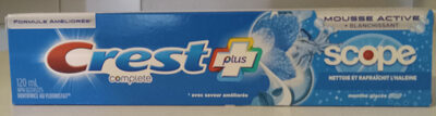 Active Foam + Whitening Cool Peppermint Dentifrice with Fluoristat