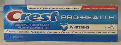 Whitening Gel Flouride Toothpaste