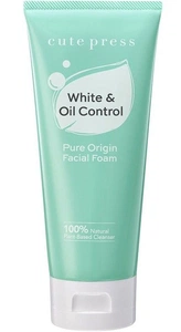 cute press Pure Origin White & Oil Control Facial Foam
