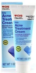 CVS Health Acne Treatment Cream With 10% Benzoyl Peroxide, Maximum Strength