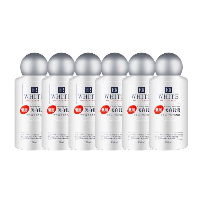 Daiso ER White Whitening Milky Lotion - 120ml (6ea) Set