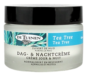 De Tuinen Tea Tree Dag En Nachtcrème