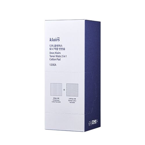 Dear, Klairs Toner Mate 2 In 1 Cotton Pad
