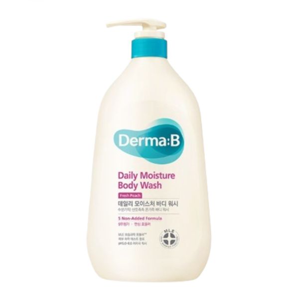 Derma:B Daily Moisture Body Wash - 1000ml - Fresh Peach