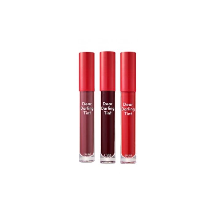 ETUDE Dear Darling Water Gel Tint - PK003 Sweet potato Red/5g (1ea) + PK002 Plum Red/5g (1ea) + RD303 Chili Red/5g (1ea) Set