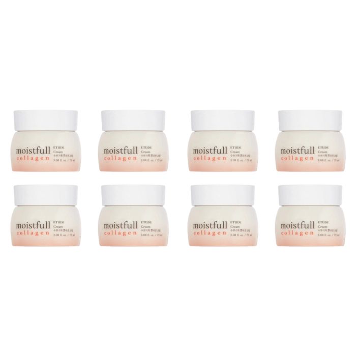 ETUDE Moistfull Collagen Cream - 75ml (New Version) (8ea) Set