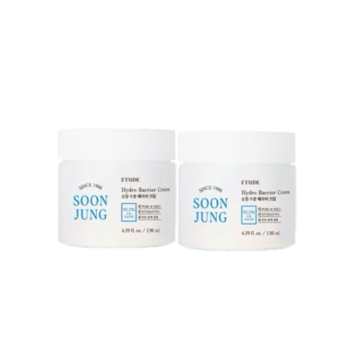 ETUDE Soon Jung Hydro Barrier Cream - 130ml (2ea) Set
