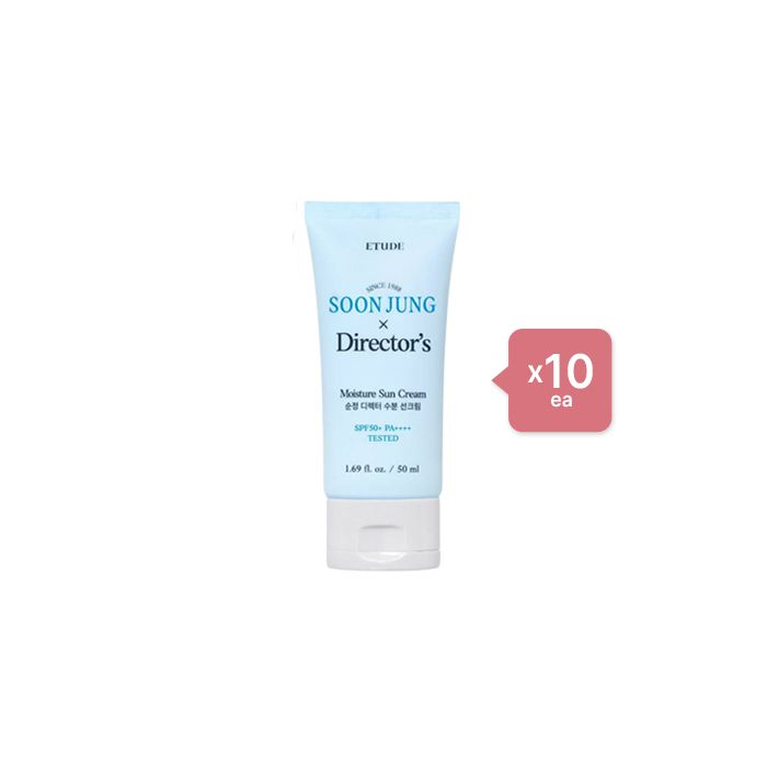 ETUDE Soon Jung X Director's Moisture Sun Cream SPF50+ PA++++ - 50ml (10ea) Set