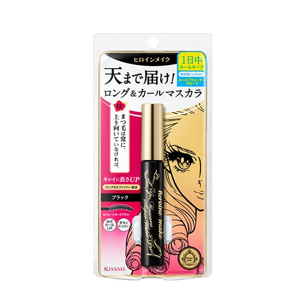 ISEHAN Kiss Me Heroine Make Long & Curl Super Waterproof Mascara (New Version) - 6g - 01 Black