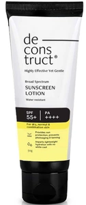 Deconstruct Sunscreen Lotion - SPF 55+ And Pa ++++ | Dewy Water Resistant Sunscreen