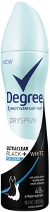 Degree Ultra Clear Black + White Pure Clean Antiperspirant & Deodorant Dry Spray
