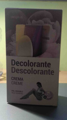 Crema decolorante rostro y cuerpo piel sensible
