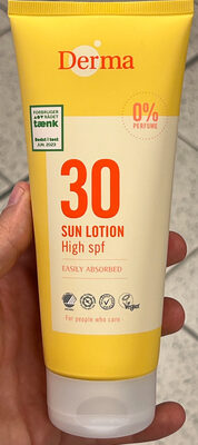 Sun lotion, SPF30
