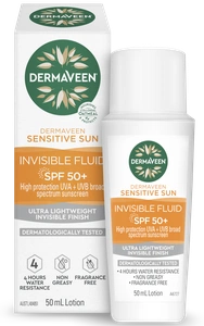 DermaVeen Sensitive Sun Invisible Fluid SPF50+
