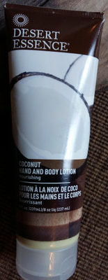 Lotion à la noix de coco
