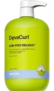 DevaCurl Low-poo Delight Mild Lather Cleanser For Lightweight Moisture