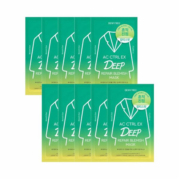 DEWYTREE AC CTRL EX Deep Repair Blemish Mask - 10pcs
