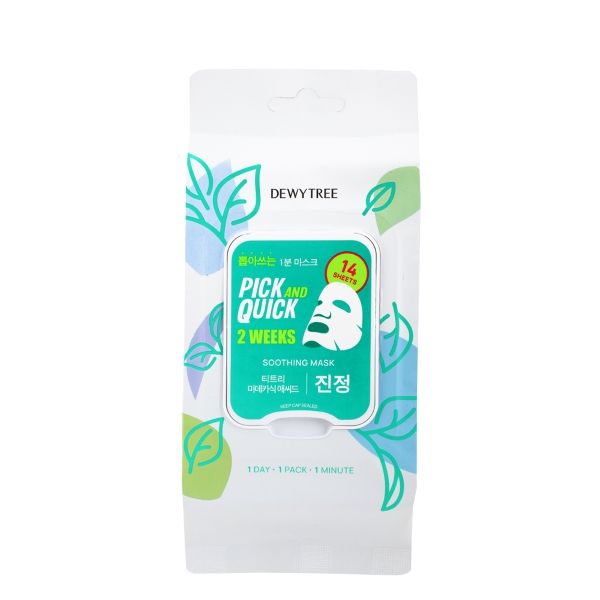 DEWYTREE Pick And Quick Soothing Mask - 14pcs
