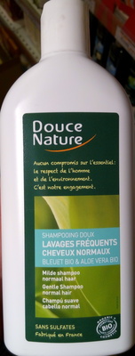 Shampooings doux lavage fréquent cheveux normaux bleuet bio & aloe vera bio