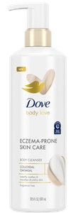 Dove Beauty Body Love Eczema-prone Skin Care Fragrance-free Body Wash