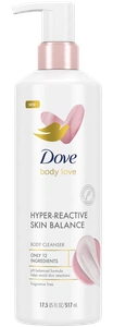 Dove Body Love Hyper-reactive Skin Balance Body Cleanser Fragrance Free
