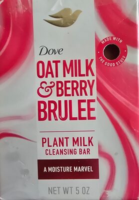 Dove Oatmilk & Berry Brulee Plant Milk Cleansing Bsr