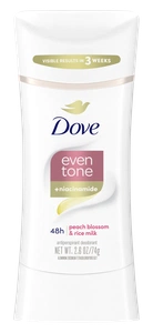 Dove Even Tone Antiperspirant Deodorant Peach Blossom & Rice Milk