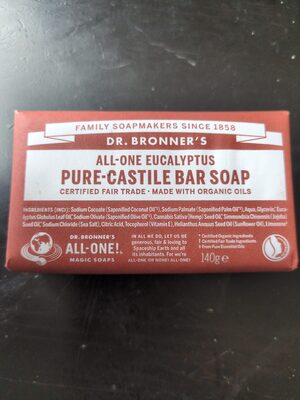 Dr. Bronner eucalyptus bar soap